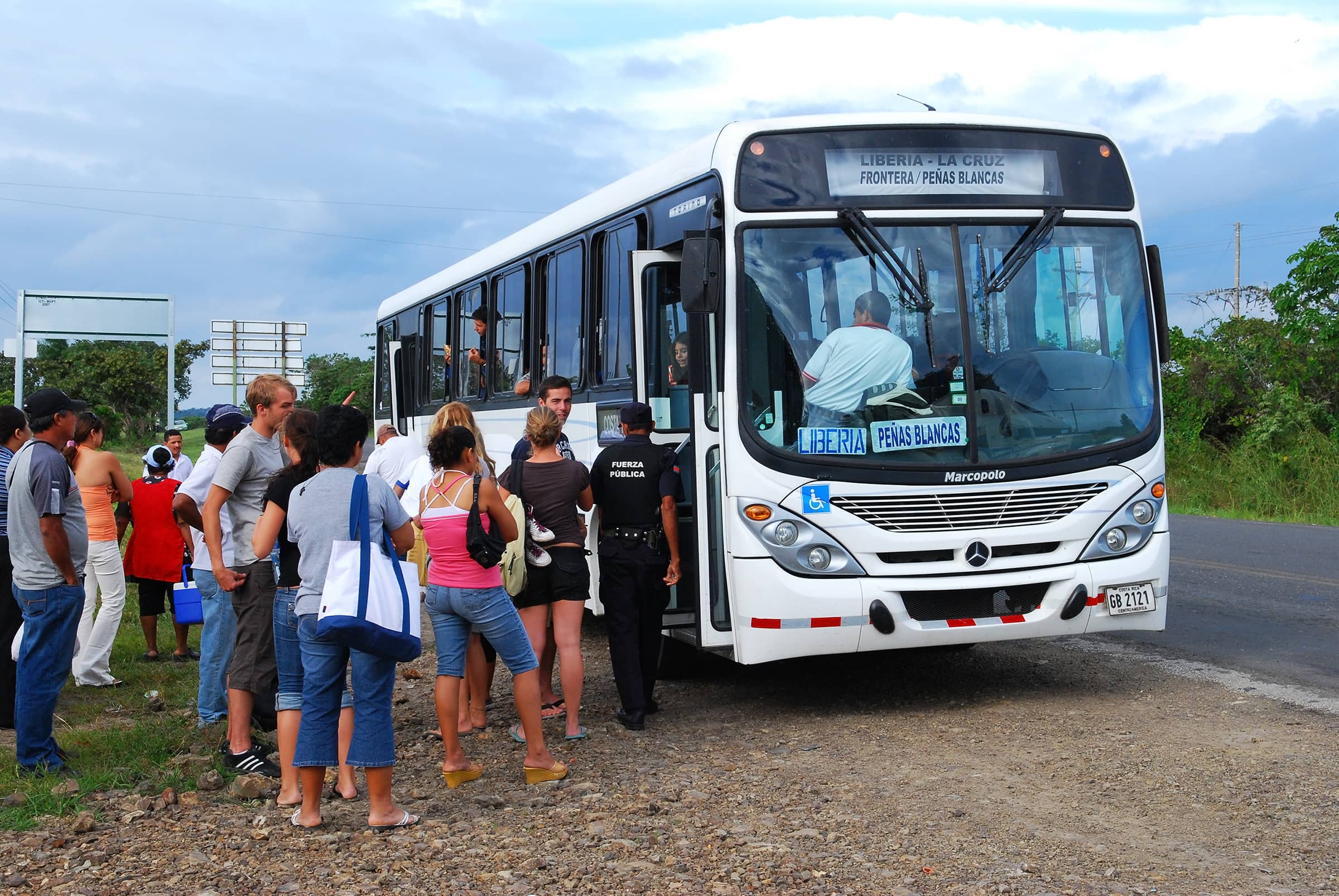 Public Bus From Liberia to Arenal
